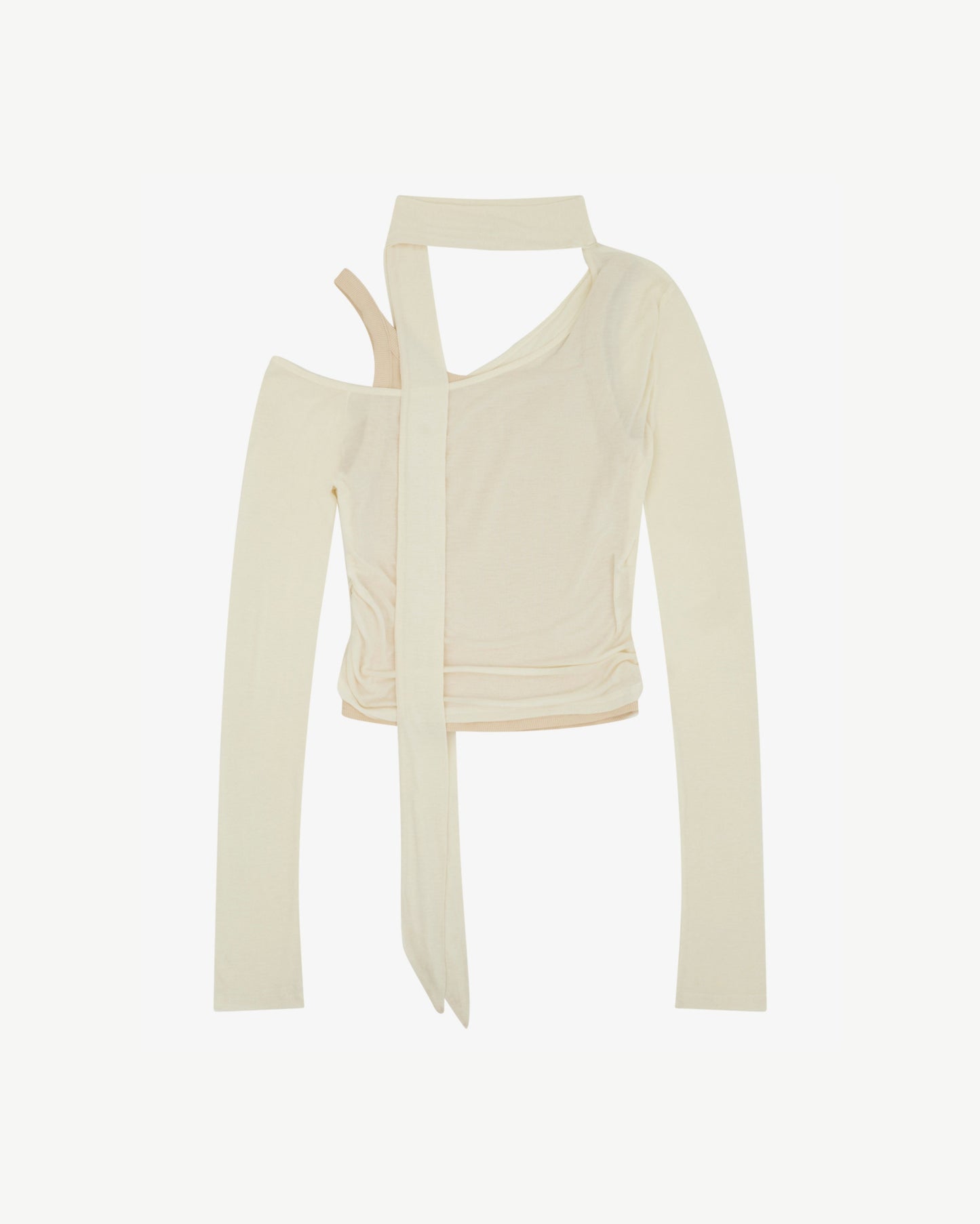 Women's Layered Scarf Top