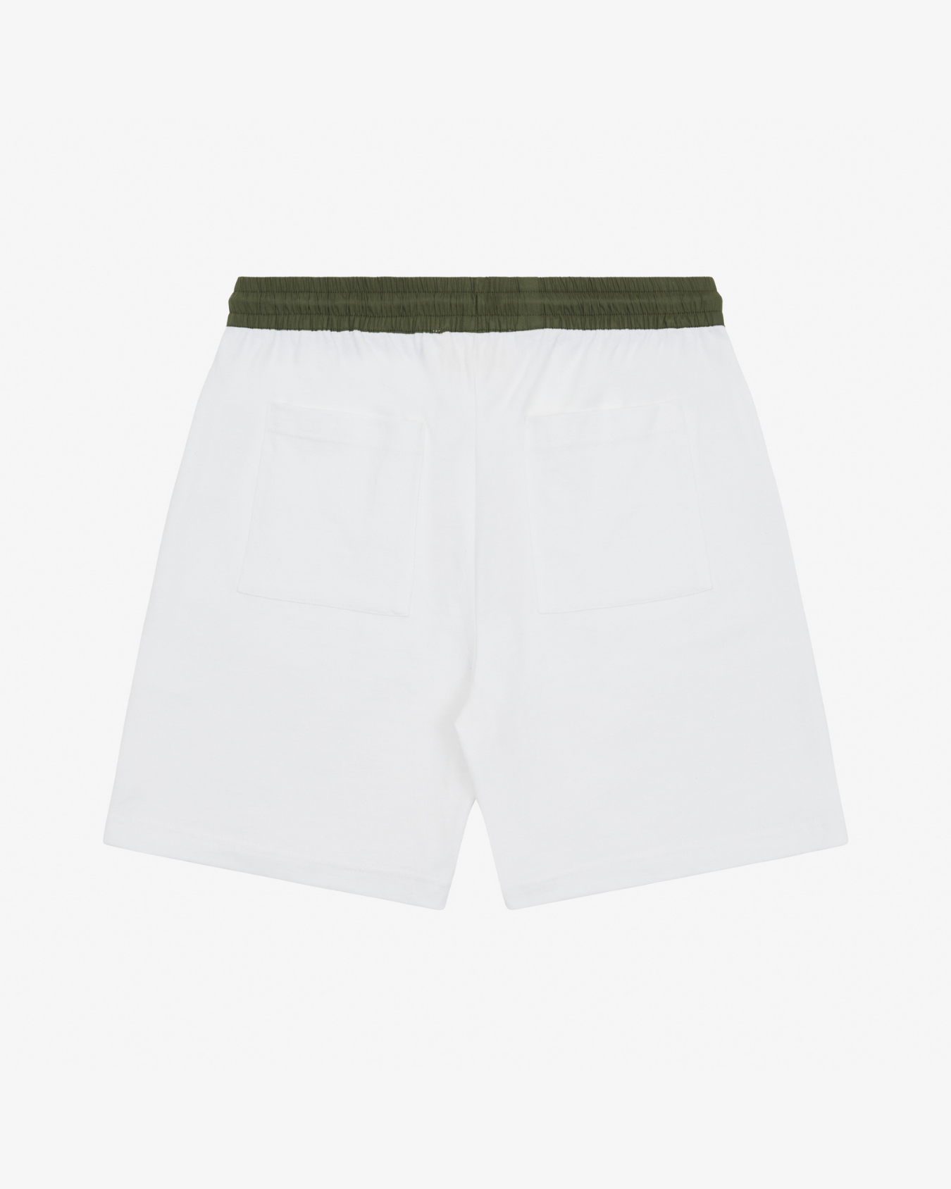 Cotton Shorts - White/Green