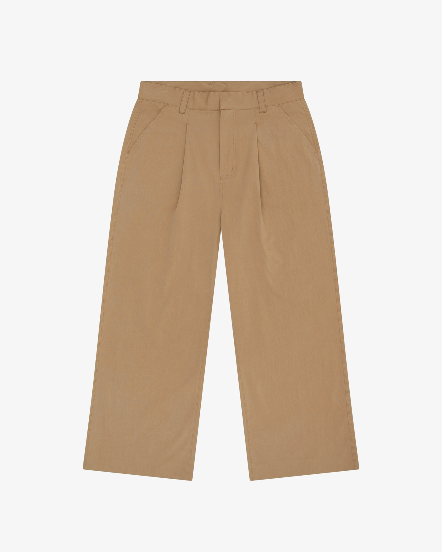 Pleated Dress Pant - Brown