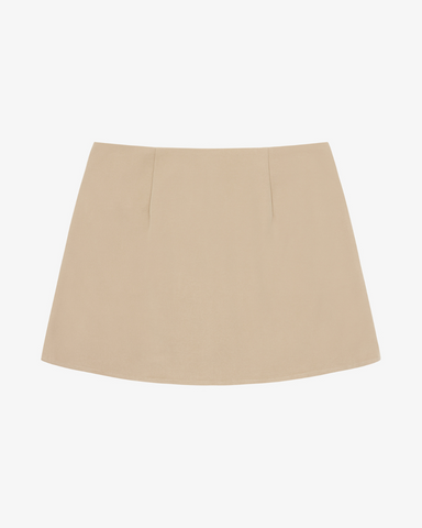 Women's Mini Skirt - Tan
