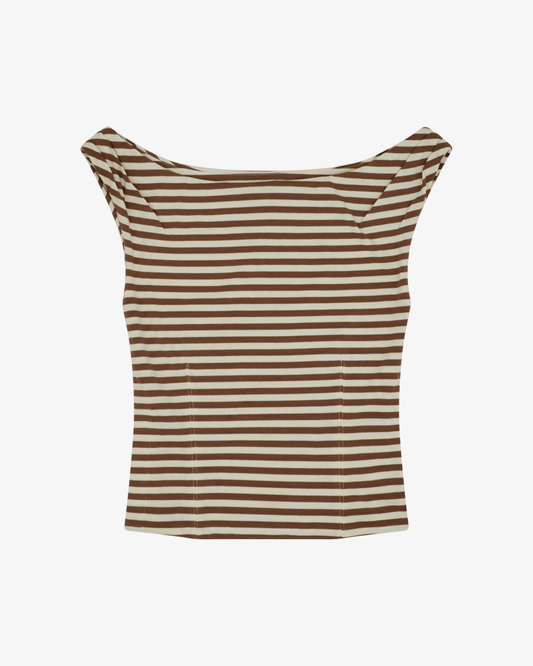 Womens Off Shoulder Fitted Top