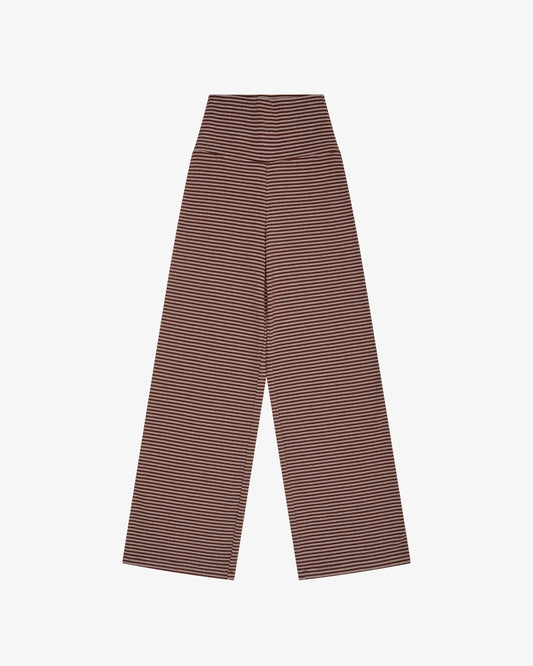 FOLDED PANT - Brown