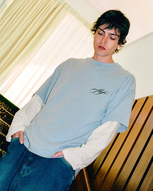 Cotton Tee - Sky Blue