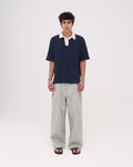 Waffle Polo - Navy
