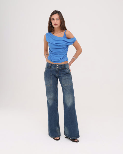 LAYERED TANK - COBALT