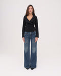 LS Frill Shirt - Black