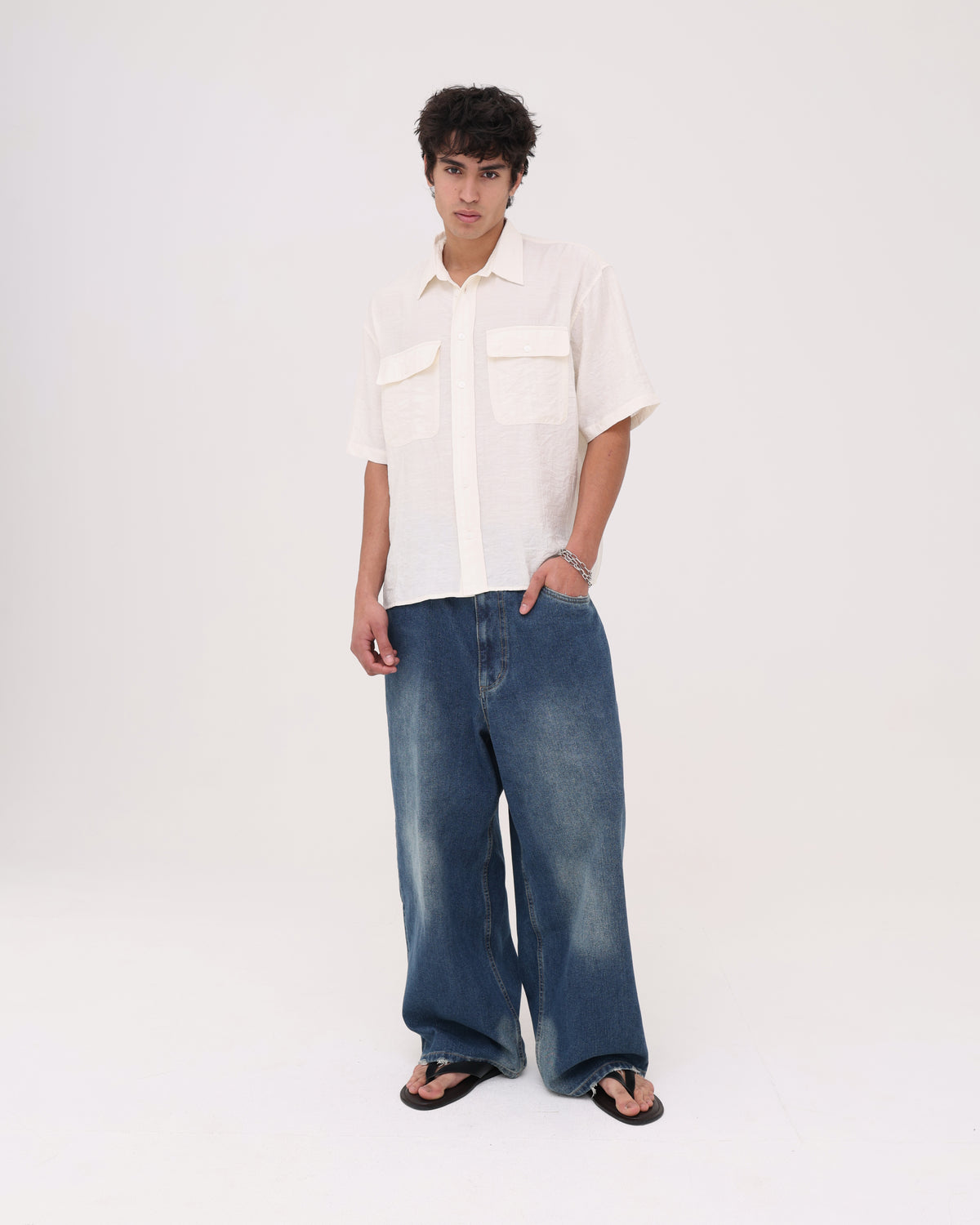SS Woven Shirt - Off White