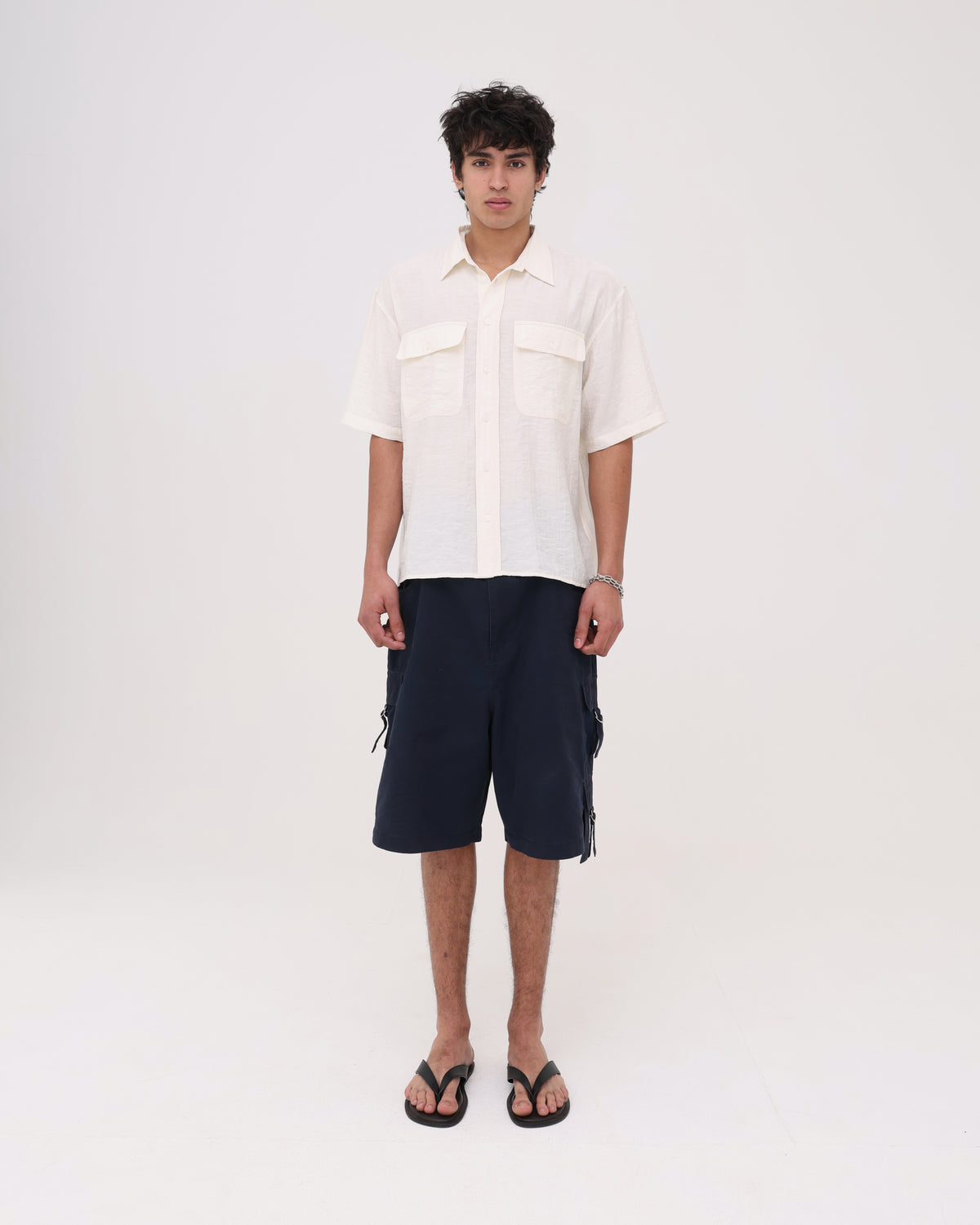 Cargo Short - Washed Navy