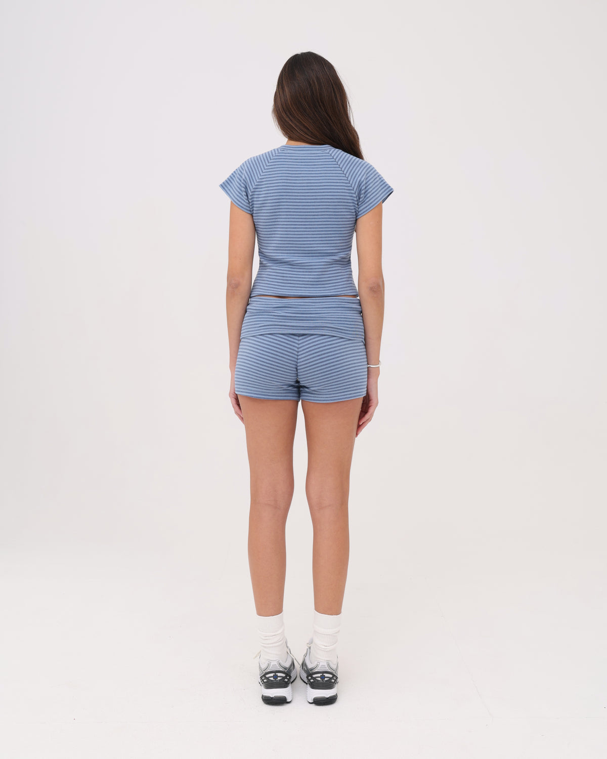 Stripe Mini Short - Blue / Blue