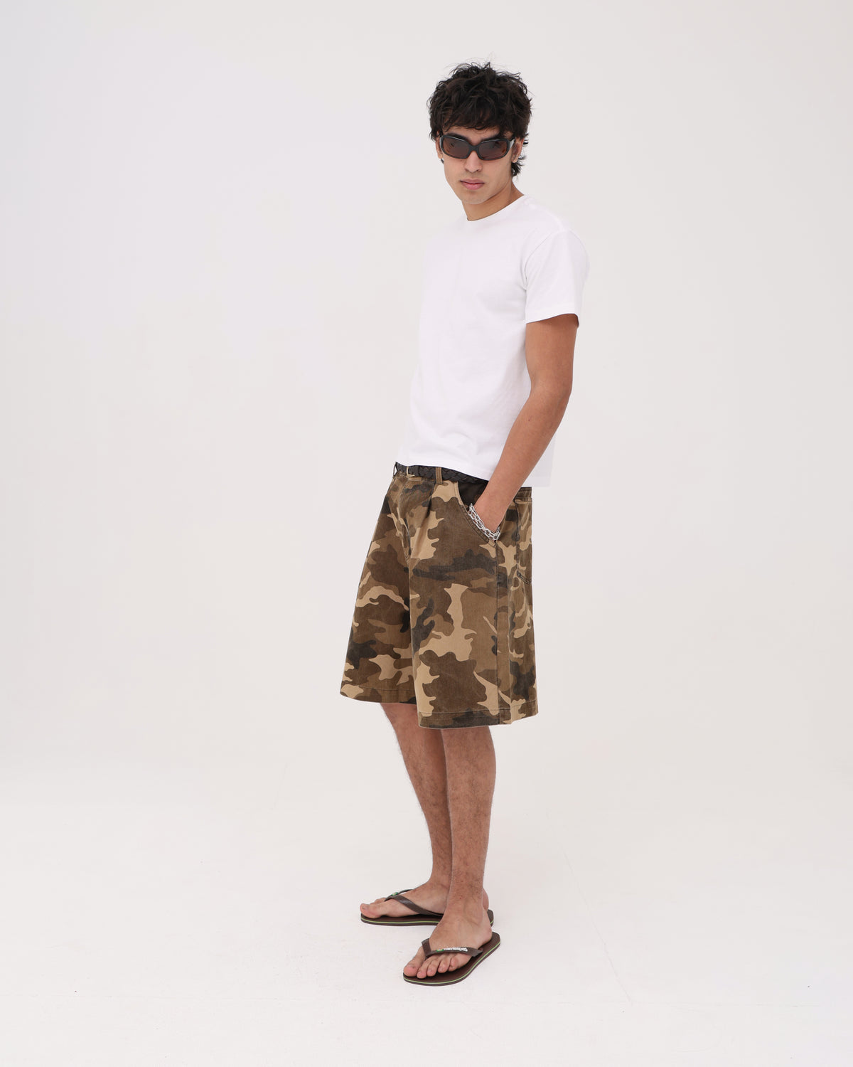 Drill Short - Brown Camo