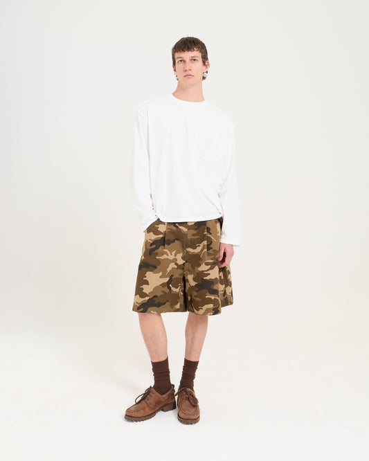 Drill Short - Brown Camo