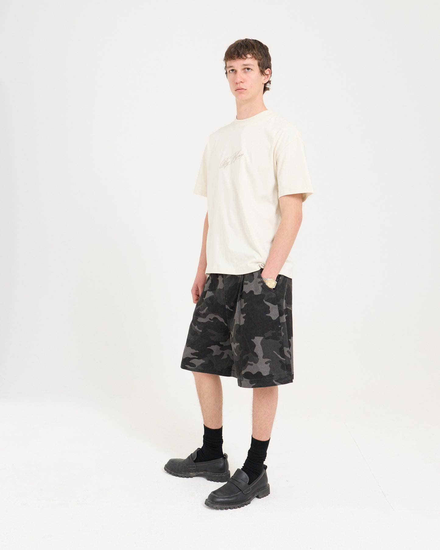 Drill Short - Black Camo