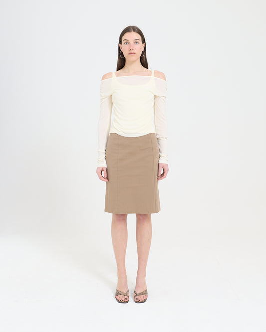 LS LAYERED TANK - CREAM