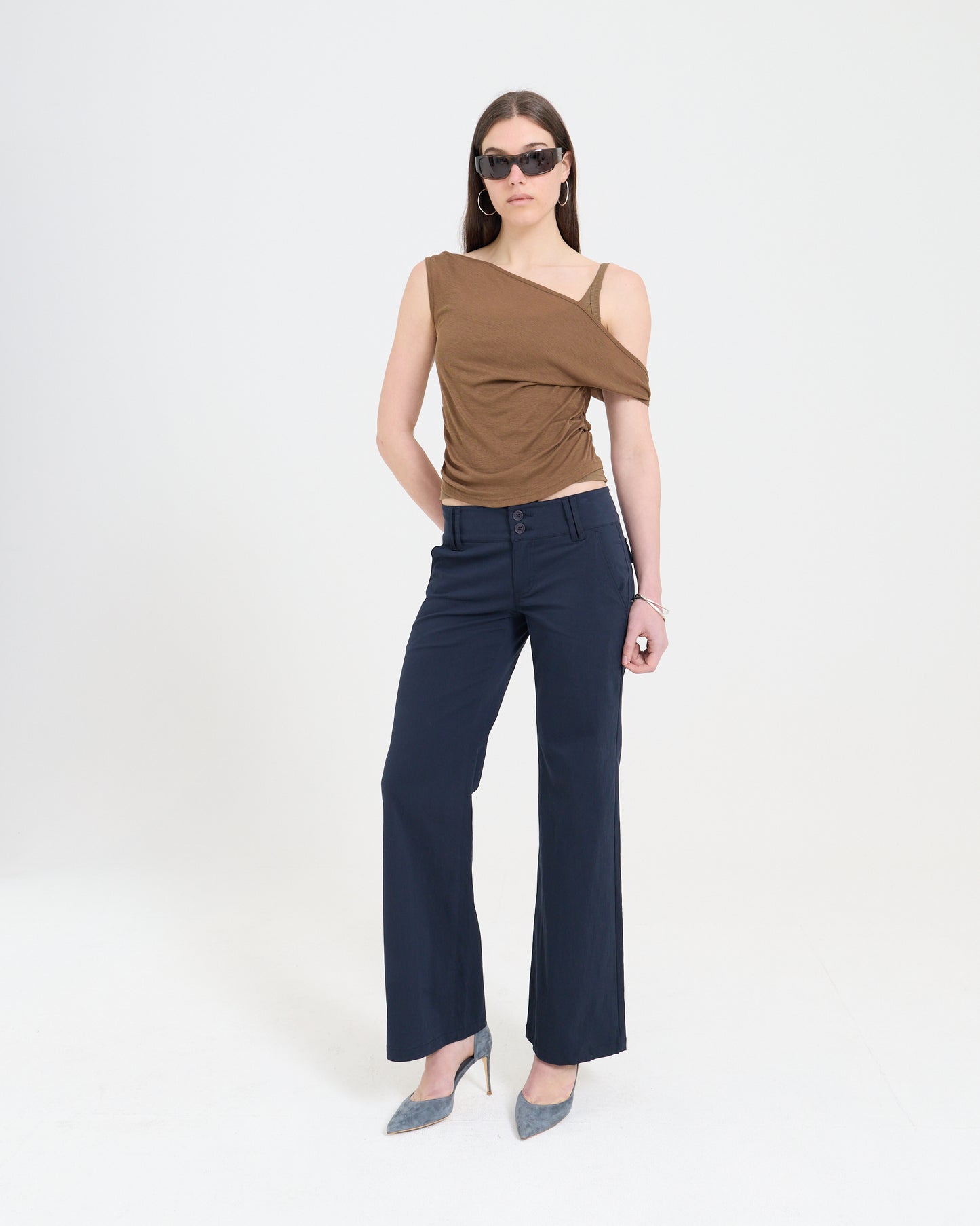 LAYERED TANK - CARAMEL