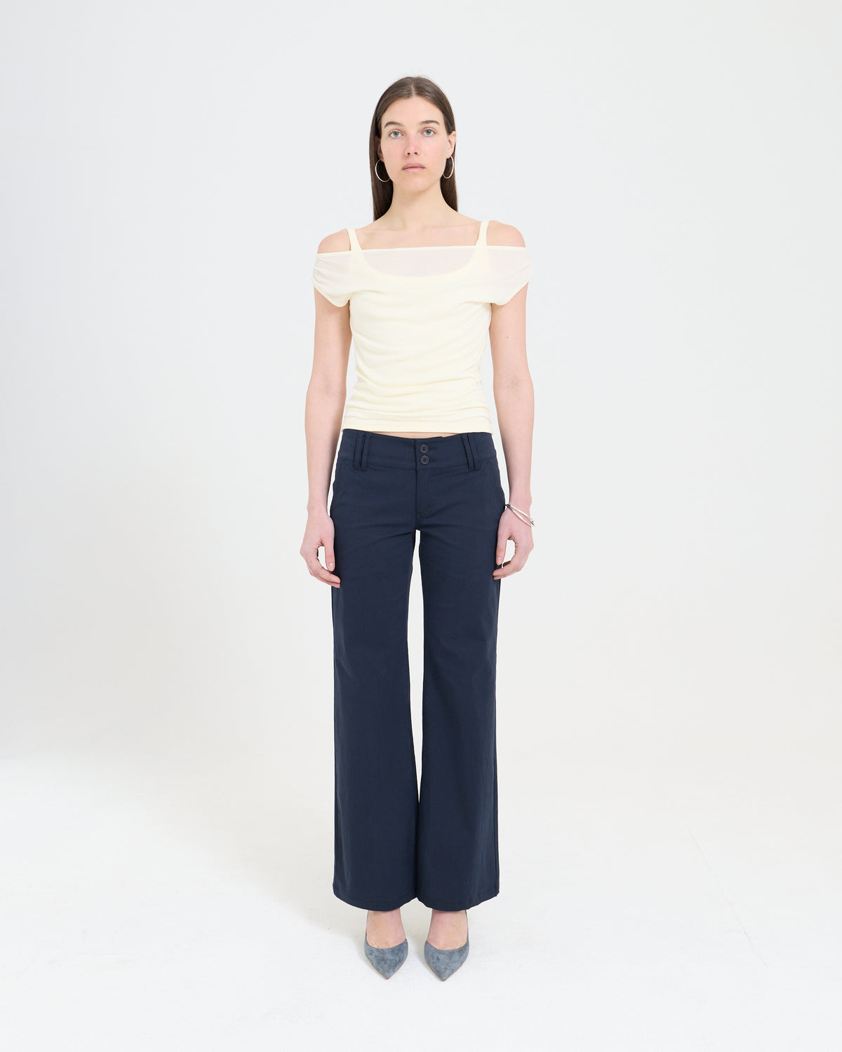 LAYERED TANK - CREAM