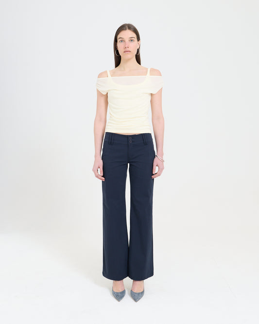 LAYERED TANK - CREAM