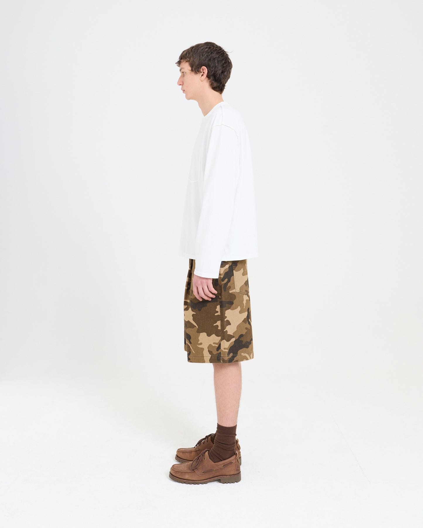 Drill Short - Brown Camo