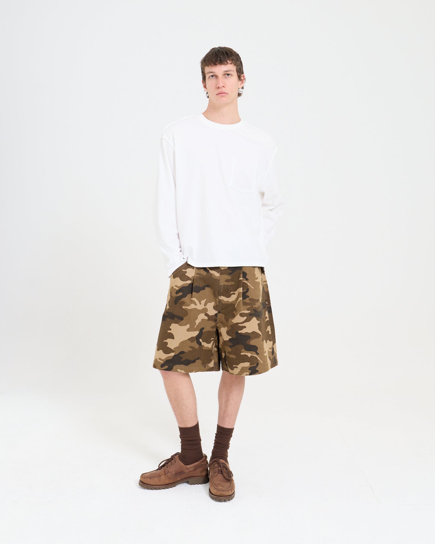 Drill Short - Brown Camo