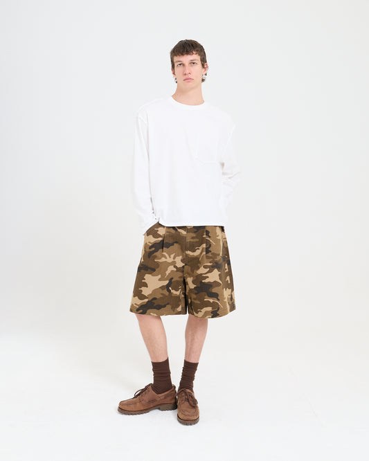 Drill Short - Brown Camo