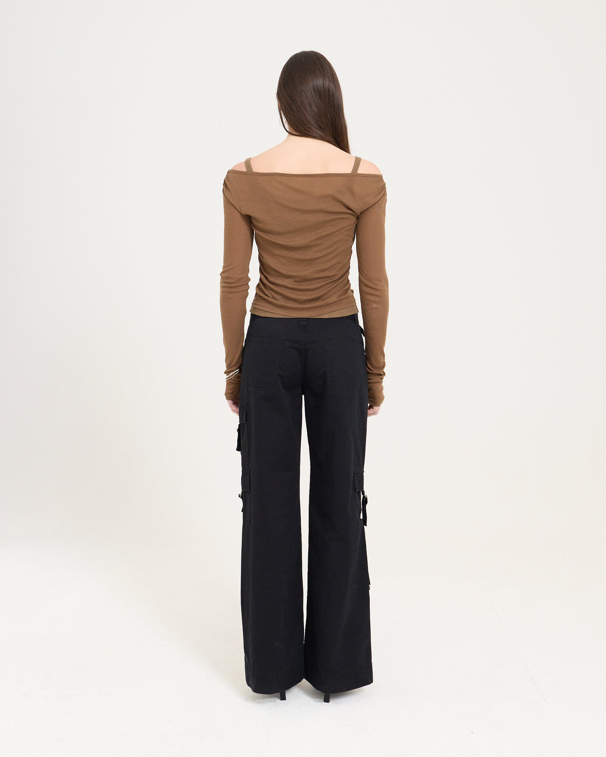 LS LAYERED TANK - CARAMEL