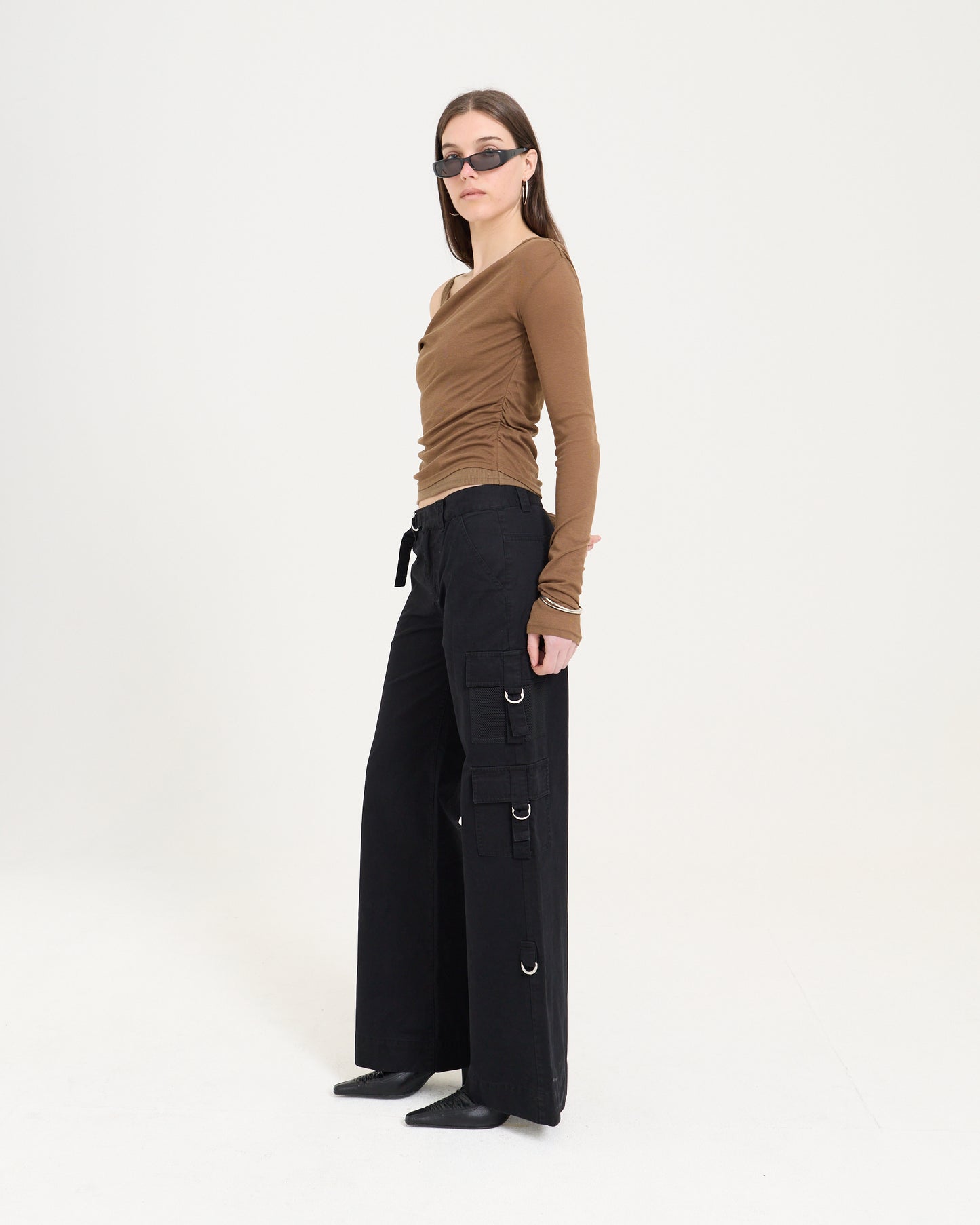 LS LAYERED TANK - CARAMEL