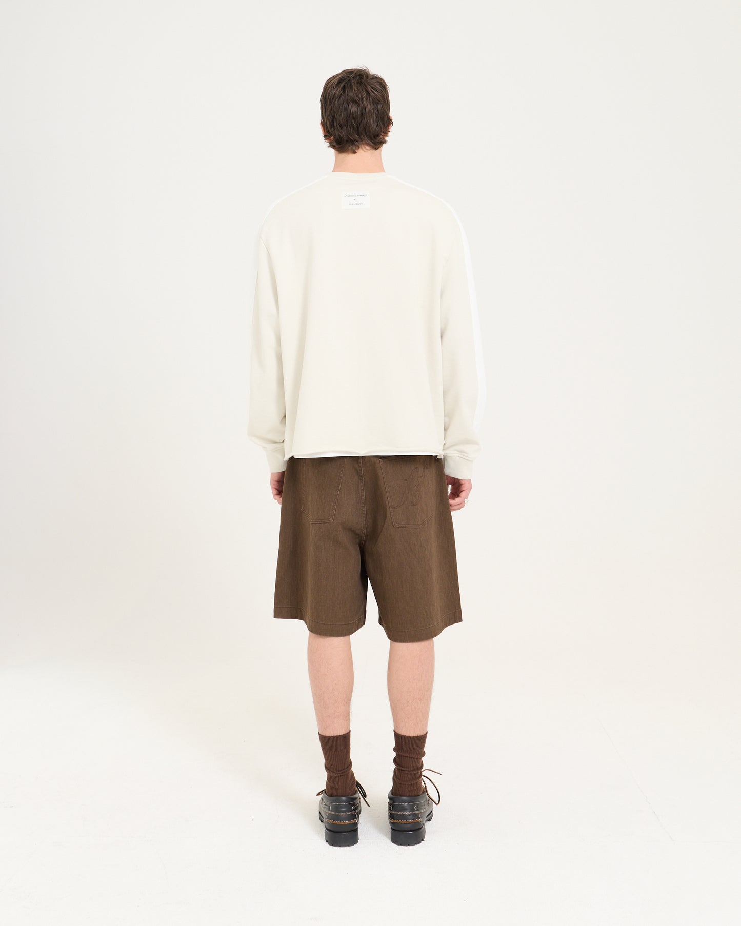 Panelled Sweatshirt - Sand