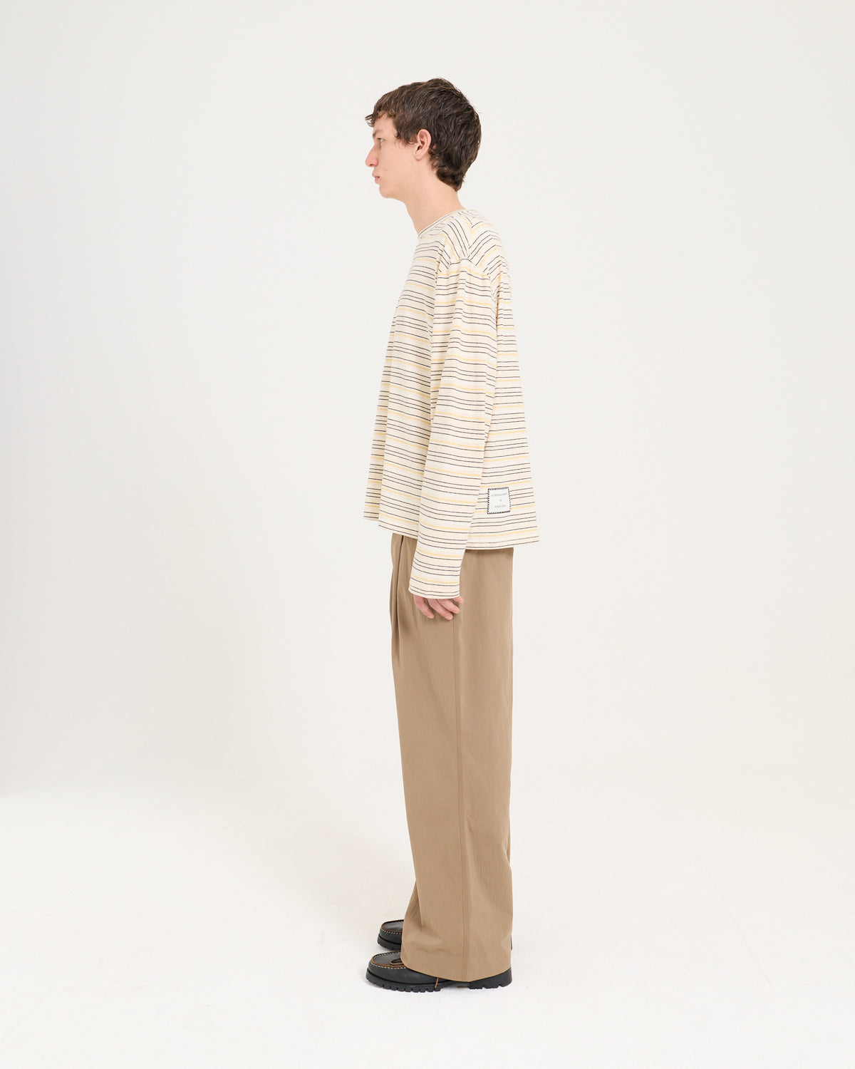 Pleated Dress Pant - Brown