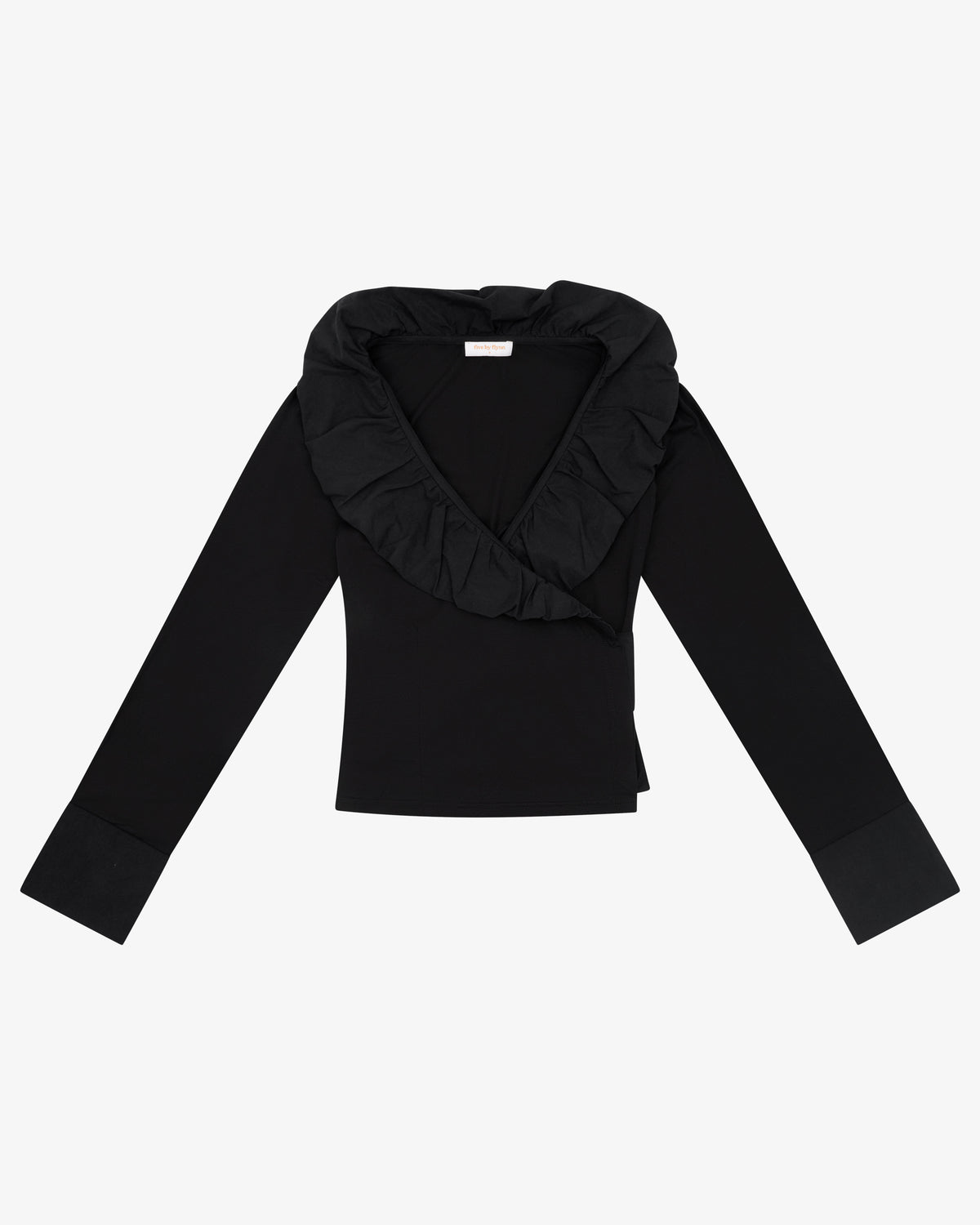 LS Frill Shirt - Black
