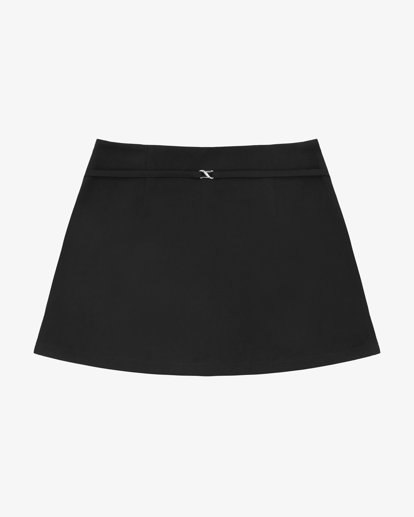 Women's Buckle Mini Skirt