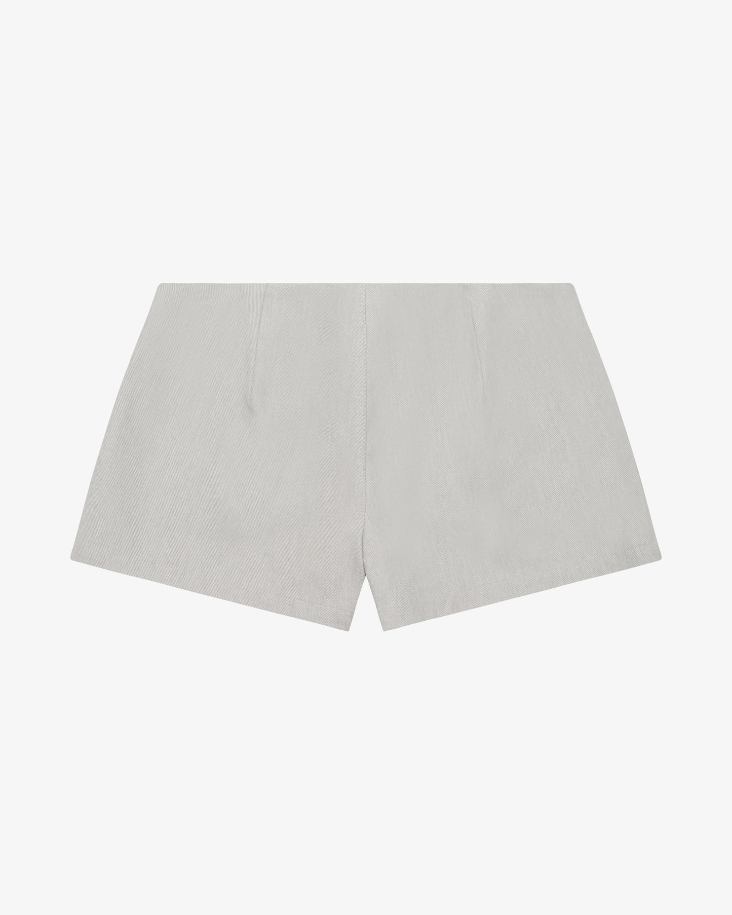 Belted Micro Short - Washed Grey