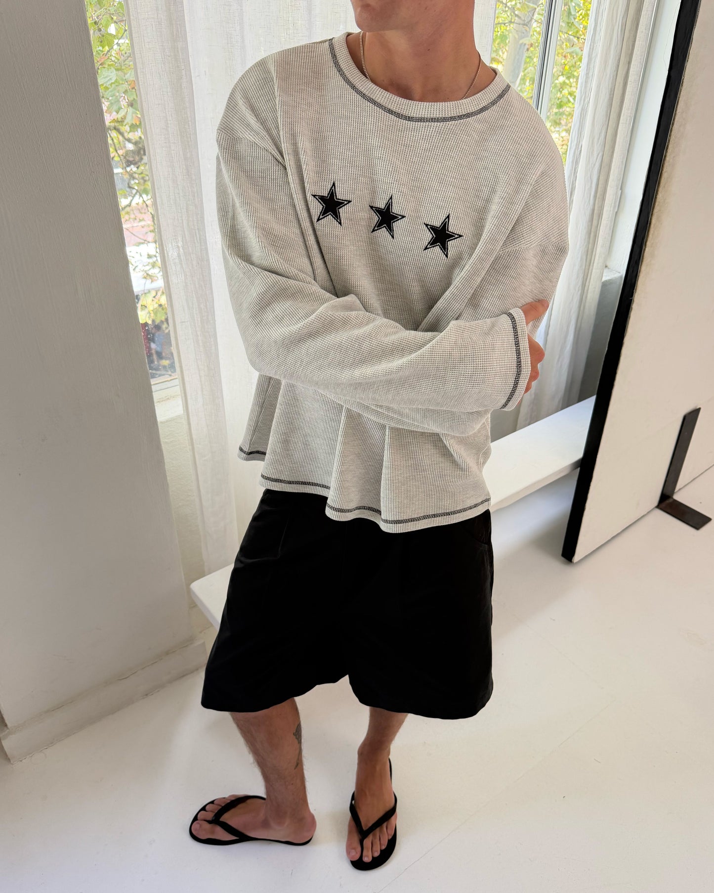 LS Waffle Tee