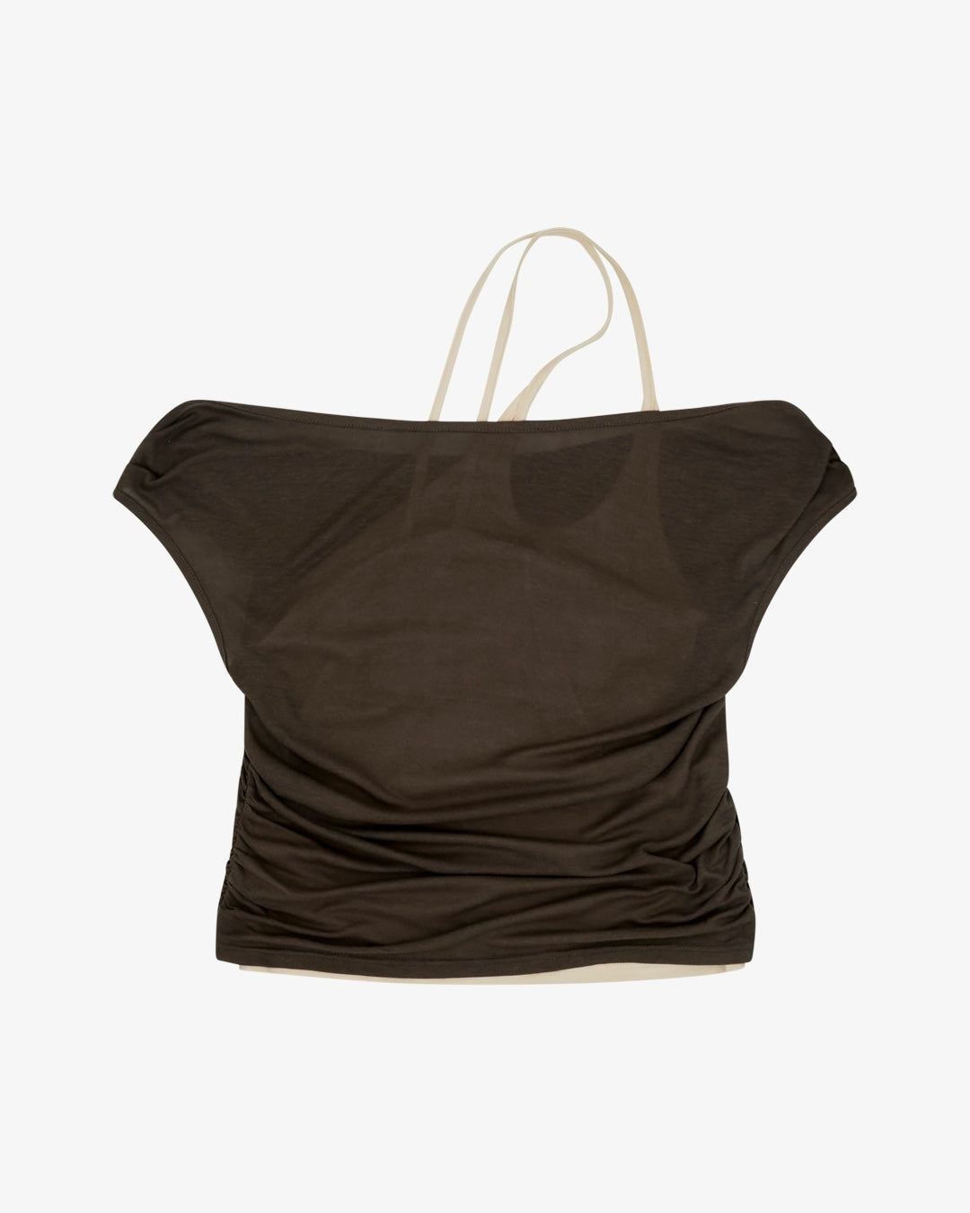 Womens Layered Off Shoulder Top