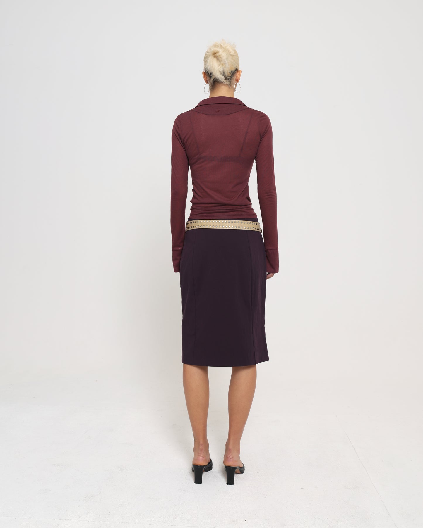 LS POLO - PLUM