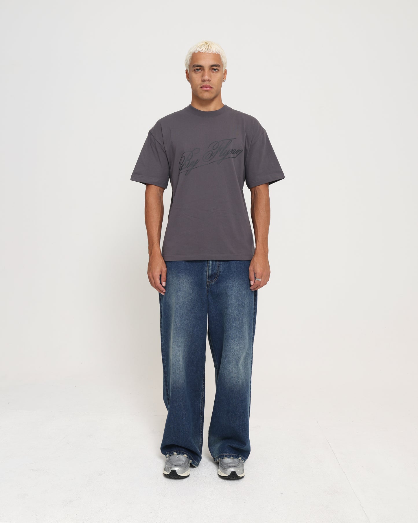 Cotton Tee - Charcoal