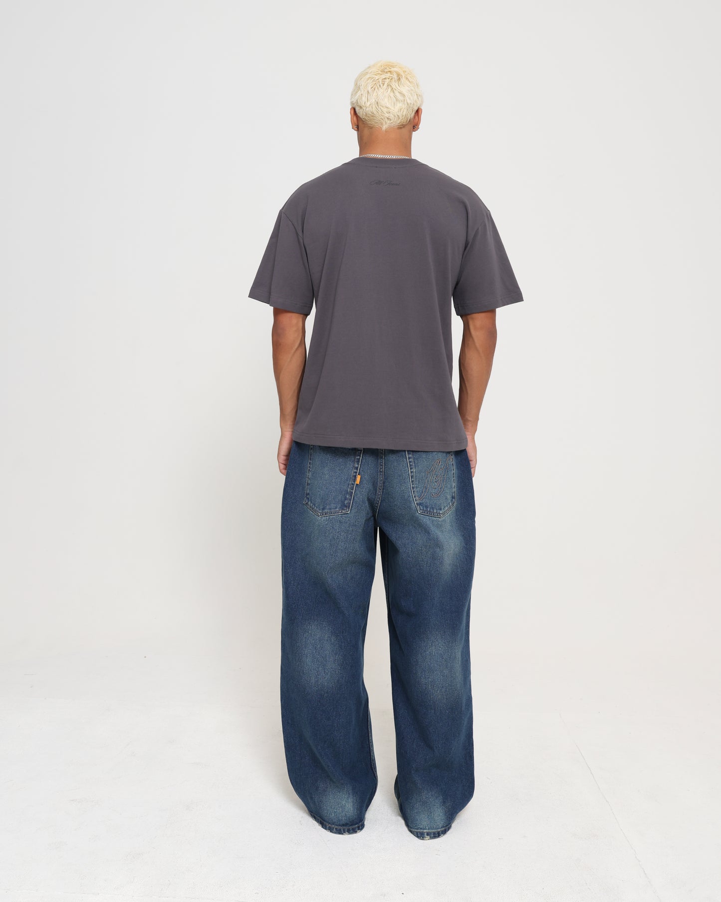 Cotton Tee - Charcoal