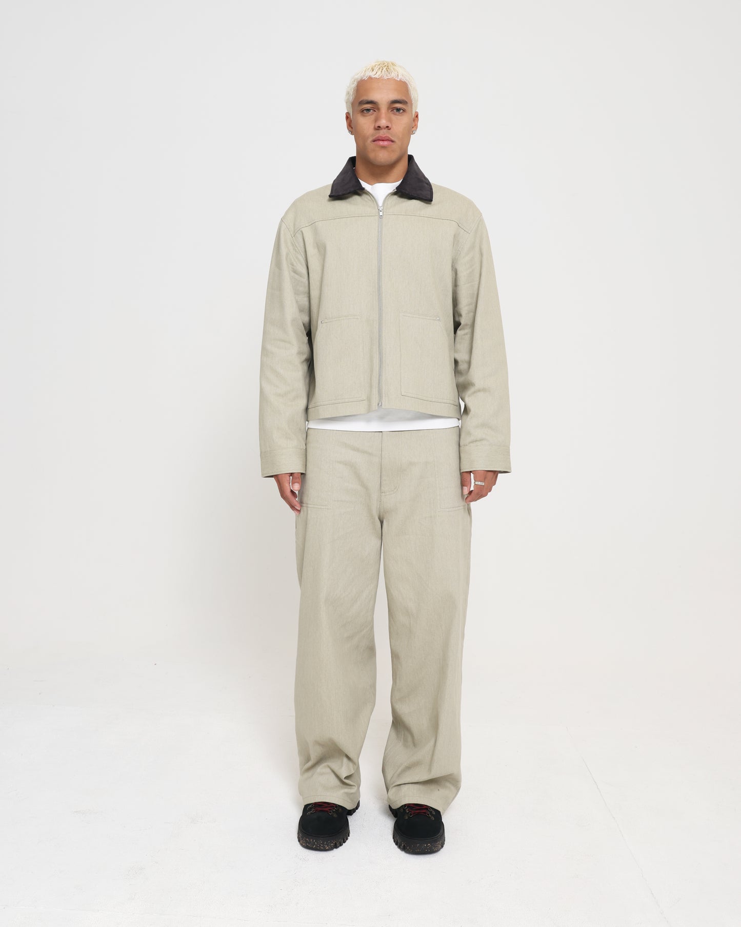 Cotton Drill Jacket - Sandstone