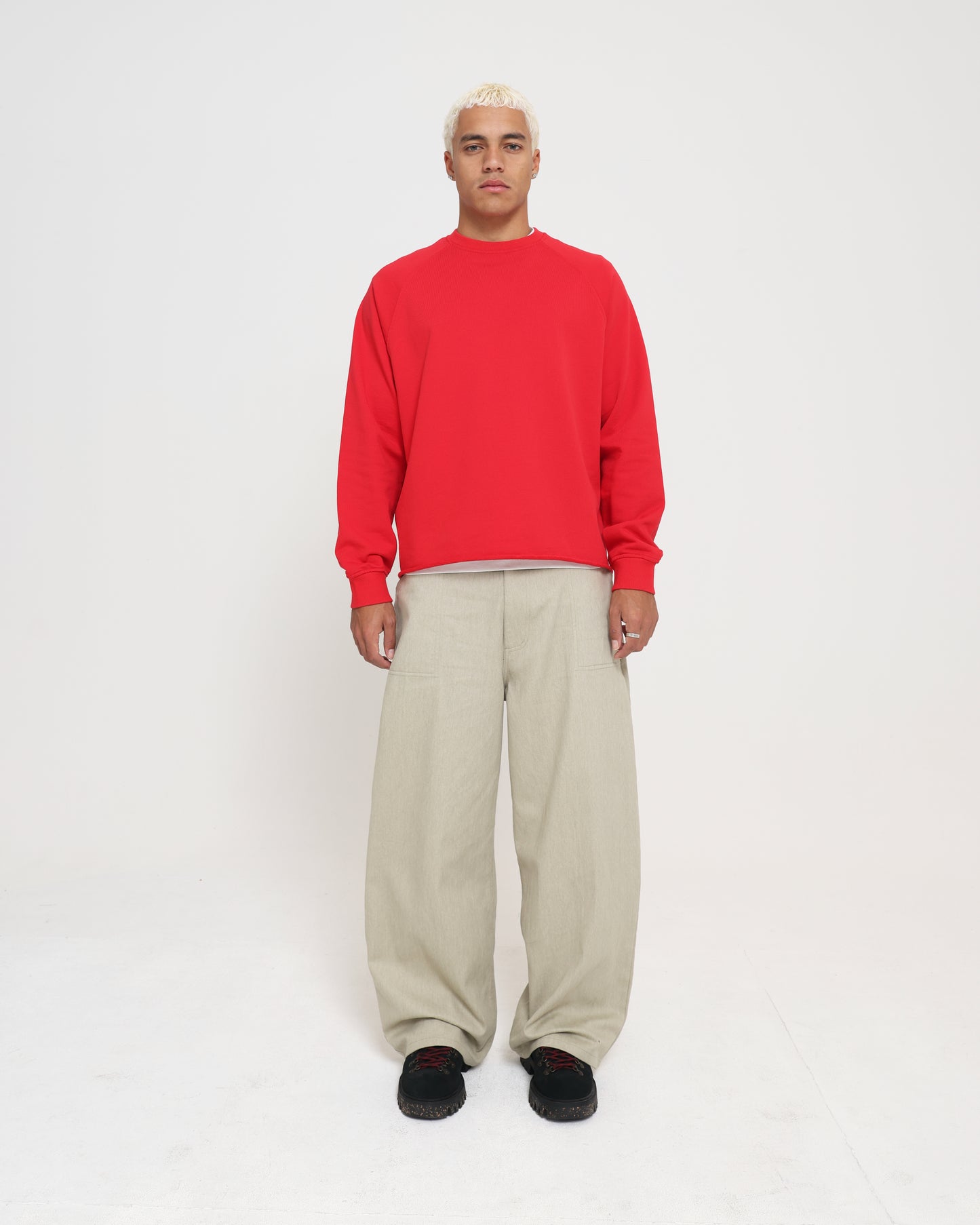 RAGLAN SWEATSHIRT - CHILLI