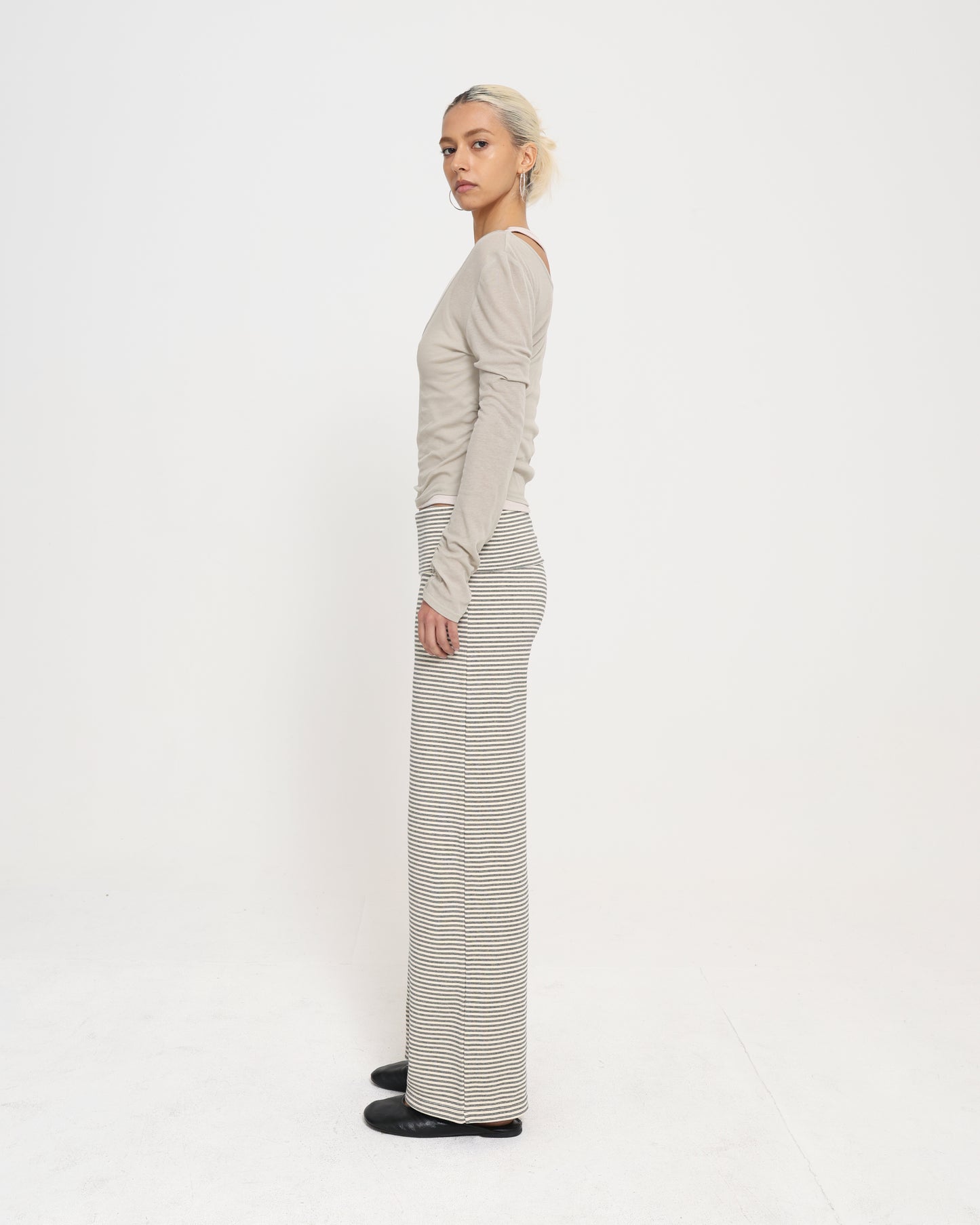 Layered Racer Tank - Sandstone