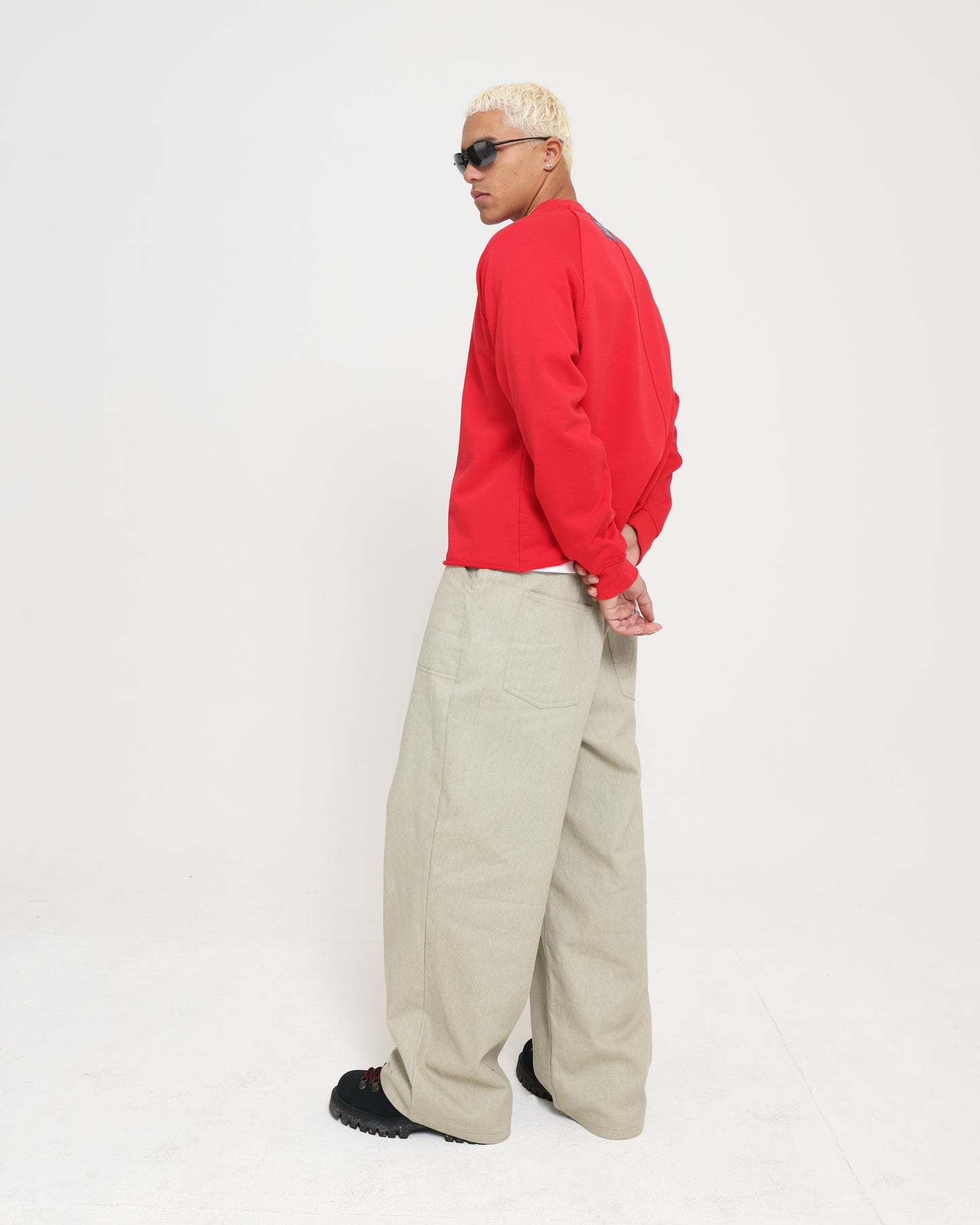 RAGLAN SWEATSHIRT - CHILLI
