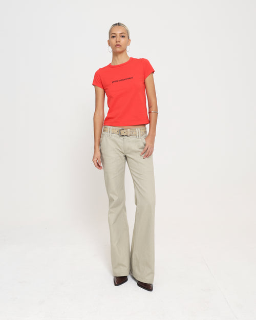 Cotton Drill Pants - Sandstone