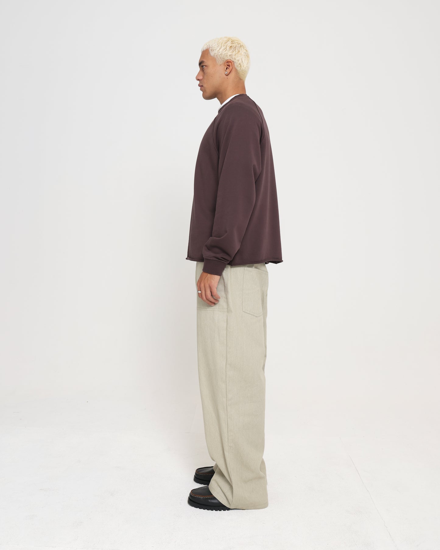 RAGLAN SWEATSHIRT - CHOLOCATE