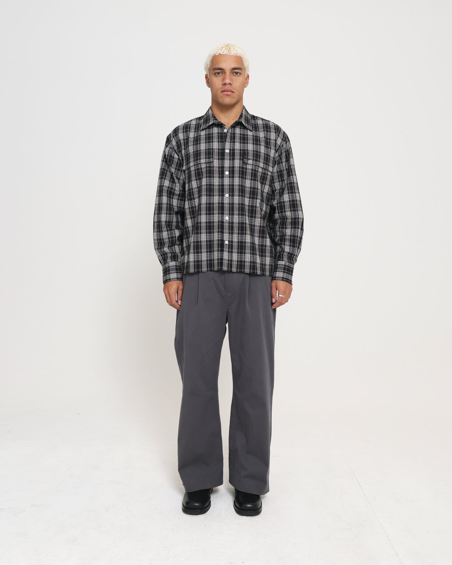 LS POCKET SHIRT - PLAID