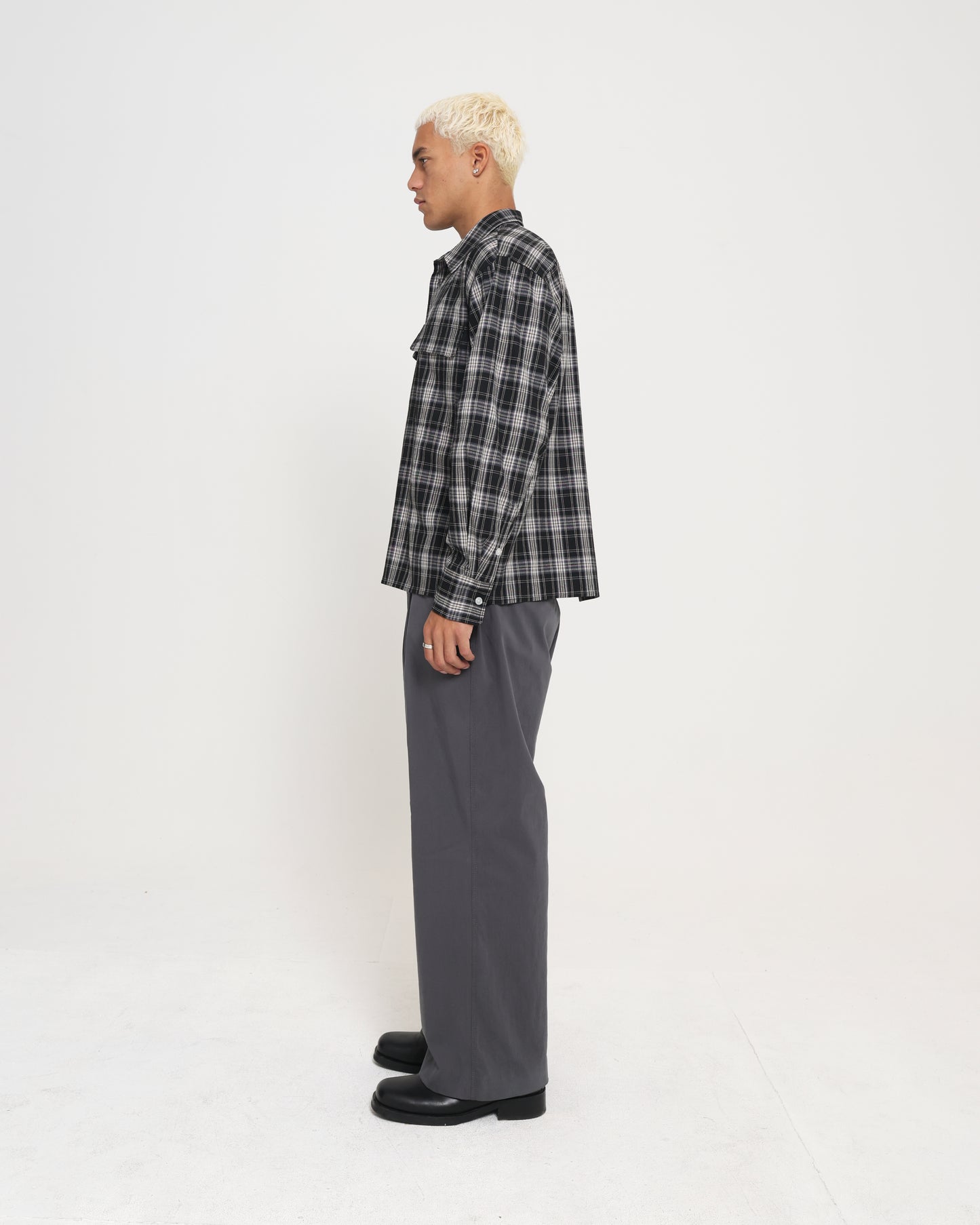 LS POCKET SHIRT - PLAID