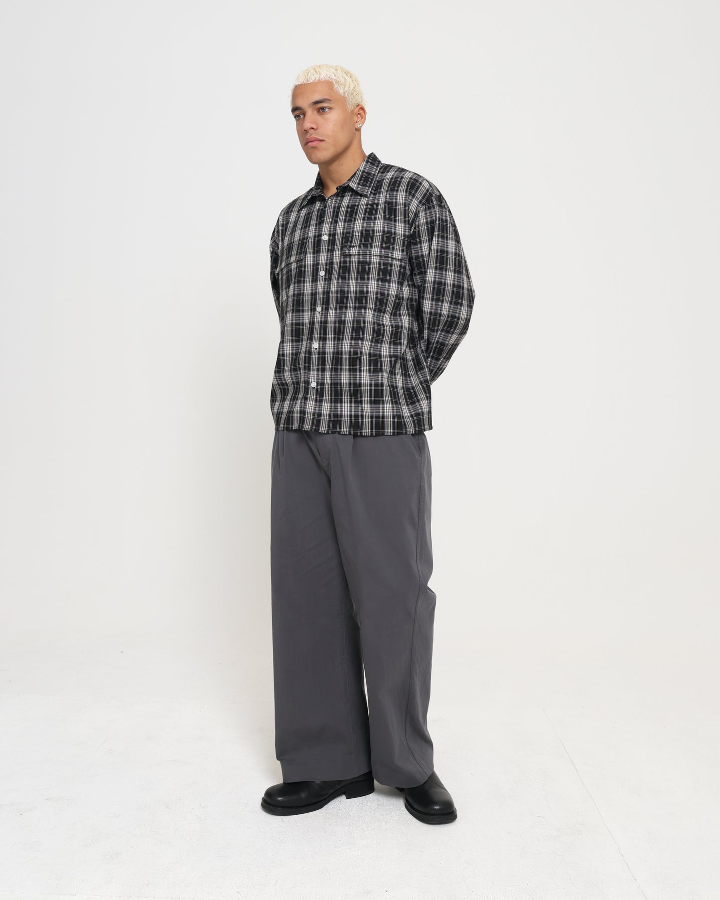 LS POCKET SHIRT - PLAID