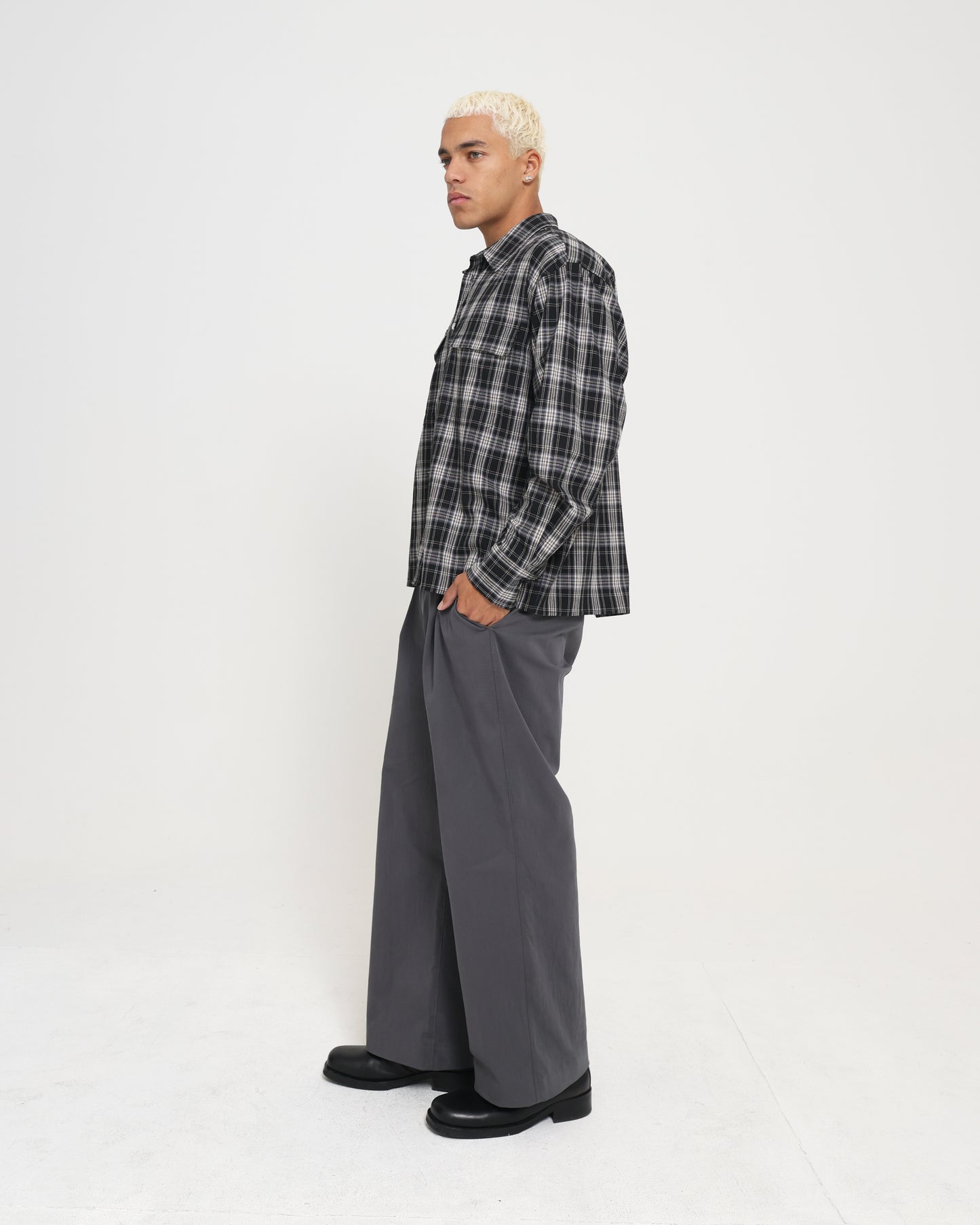 LS POCKET SHIRT - PLAID