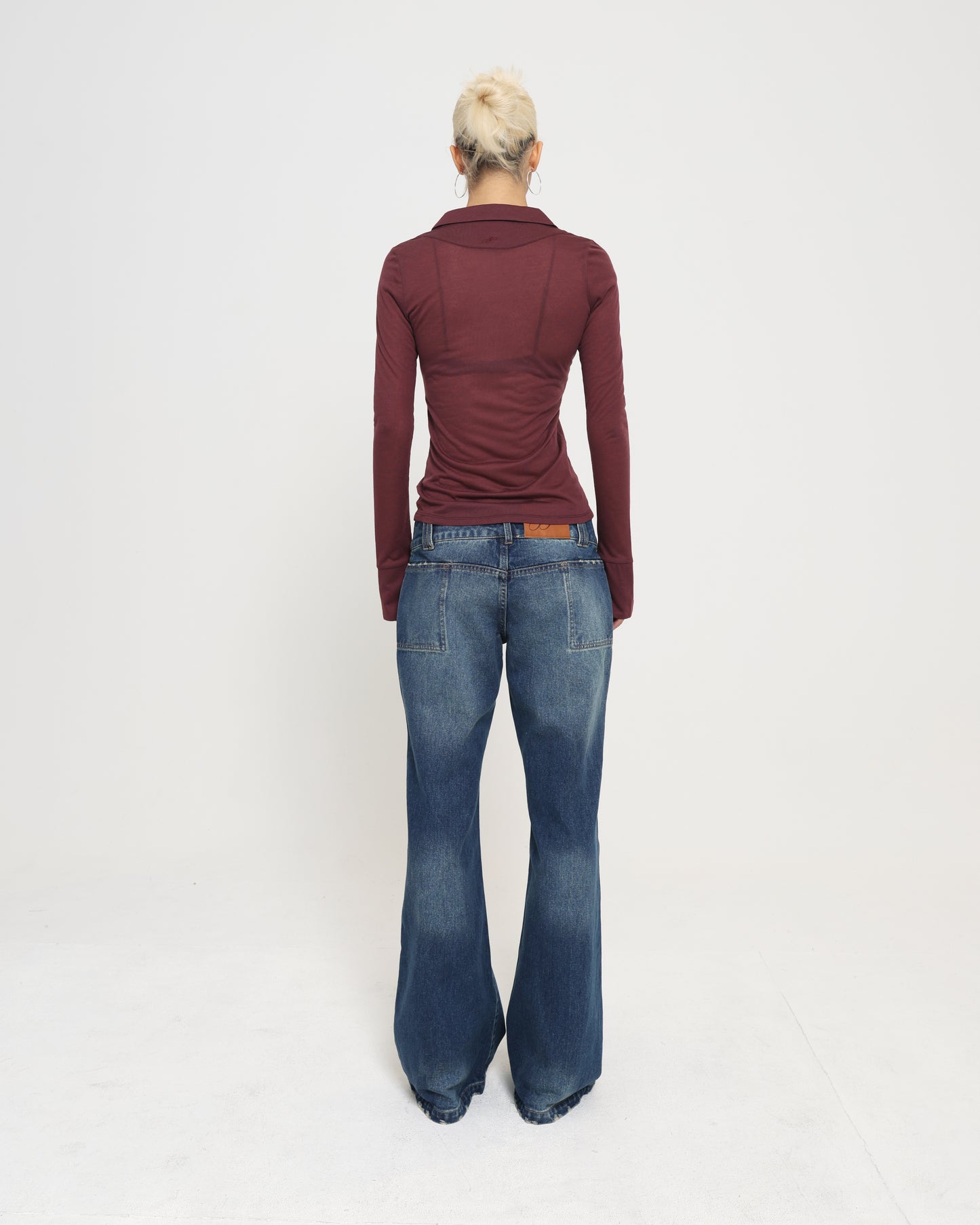 WOMEN'S LOW RISE JEAN - 90'S BLUE