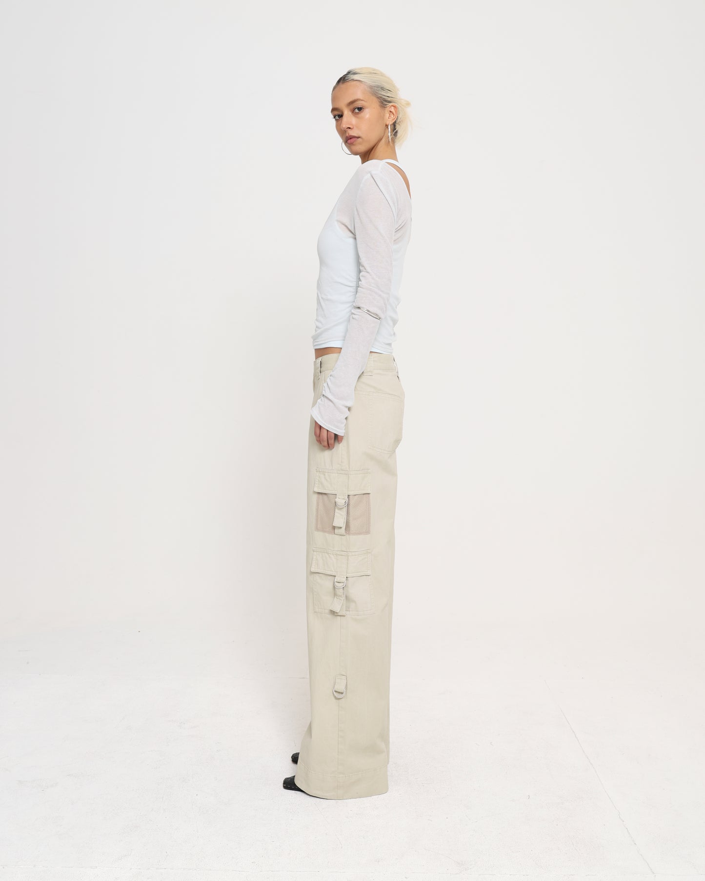 Layered Racer Tank - Ice