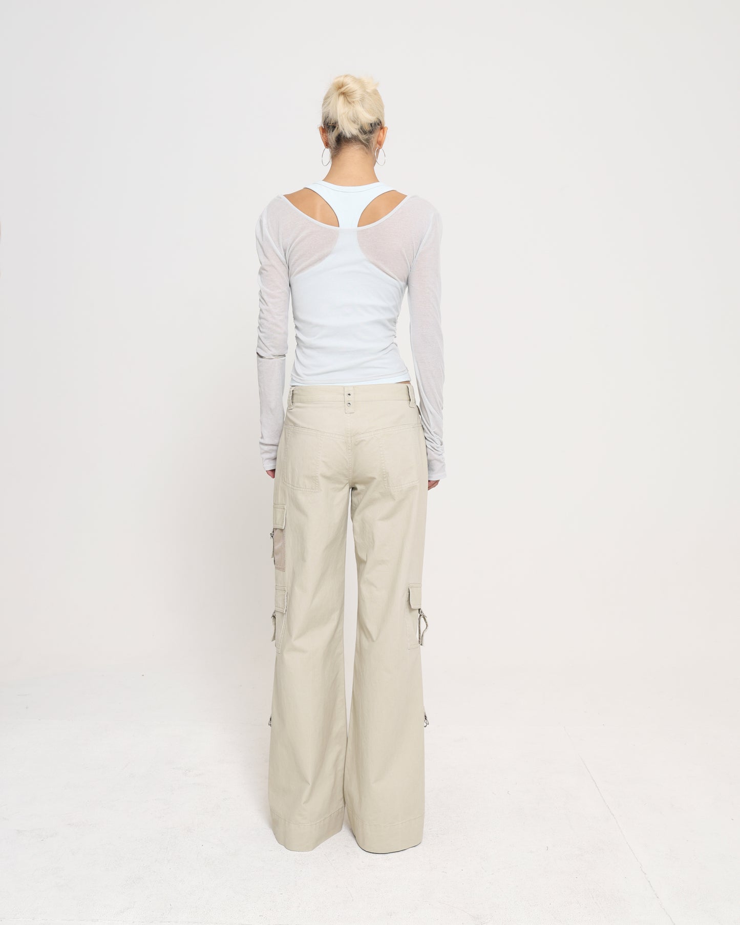 Layered Racer Tank - Ice