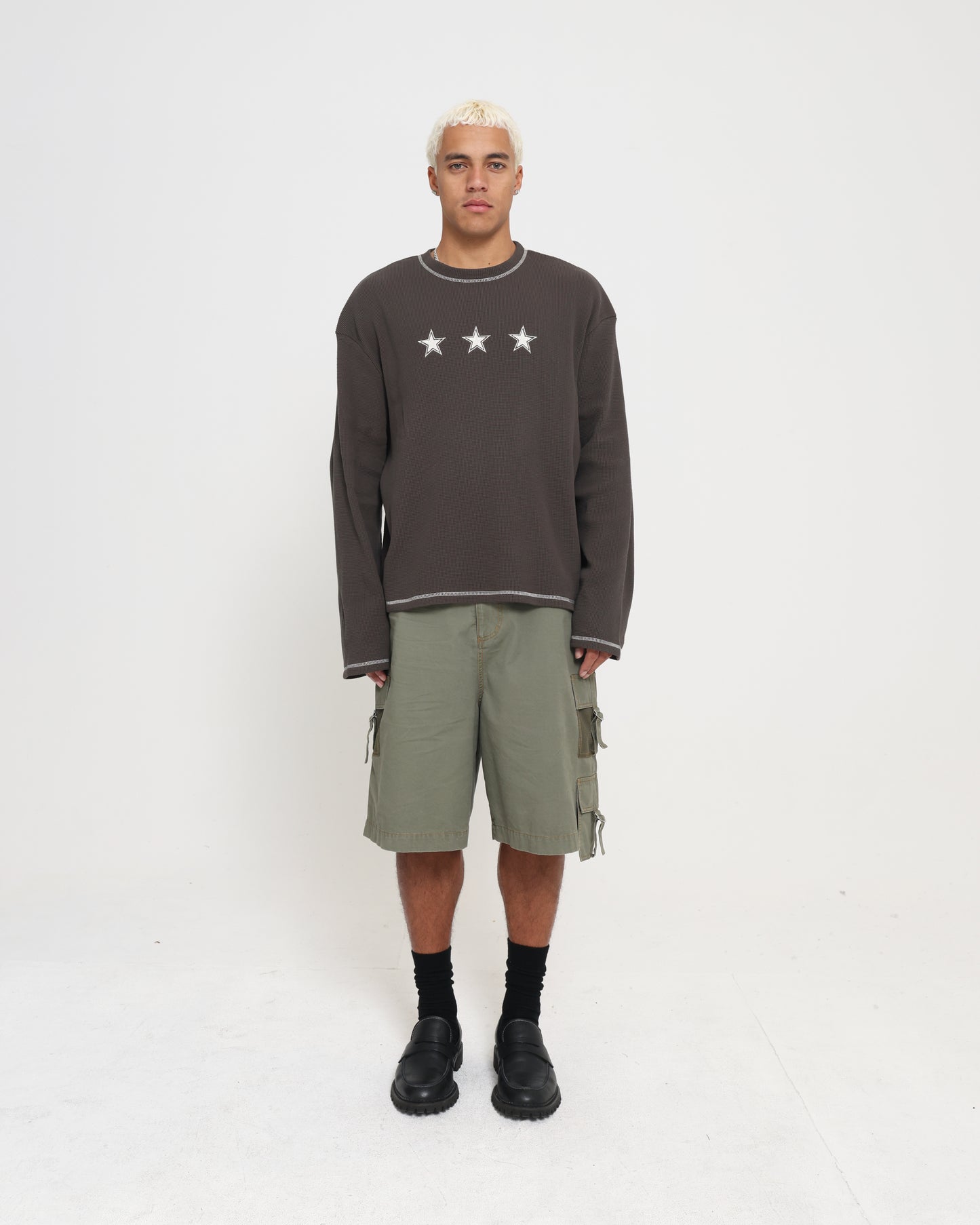 WAFFLE LS - Brown