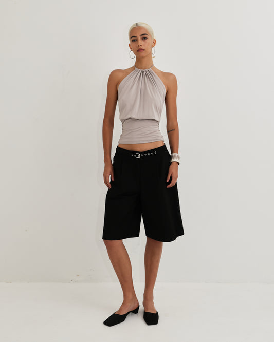 Women's Halter Top - Stone